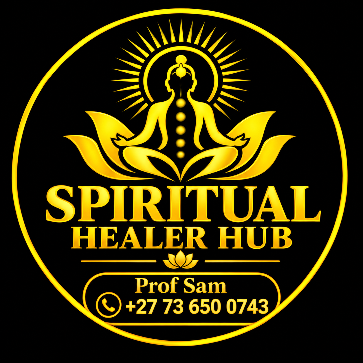 Prof Sam Logo +27 73 650 0743
